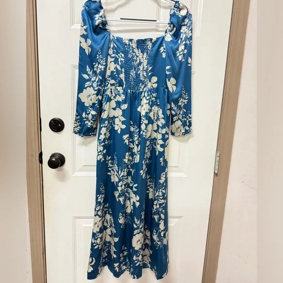 Reformation Gloriana floral-print Silk Dress - Picture 9 of 11